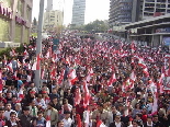 Beirut demonstration against Syrian occupation